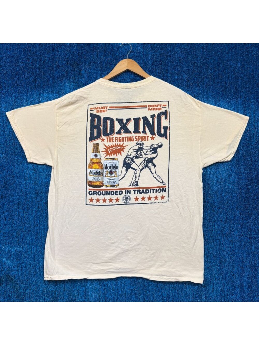 Cerveza Modelo Boxing The Fighting Spirit Baggy Promo Tee L